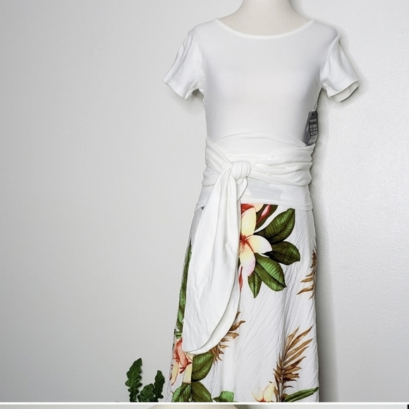 Wrap Tie Criss Cross Top Crop White Unique Bohemian Boutique Womens Extra Long - Picture 6 of 12